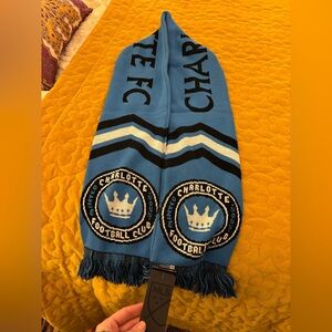 Charlotte FC - soccer scarf - city skyline